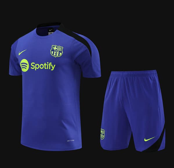 24/25 Barcelona Blue Short Sleeve Jeresy+Shorts