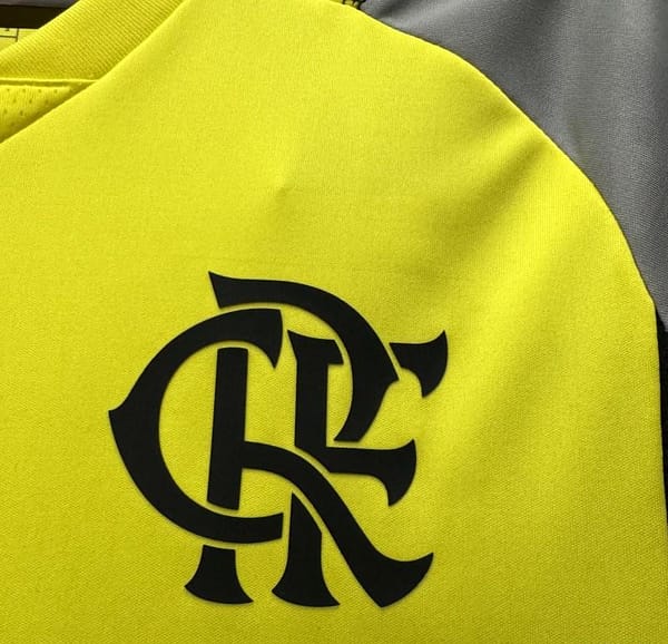 24/25 Flamengo Training Yellow Jersey - Image 5
