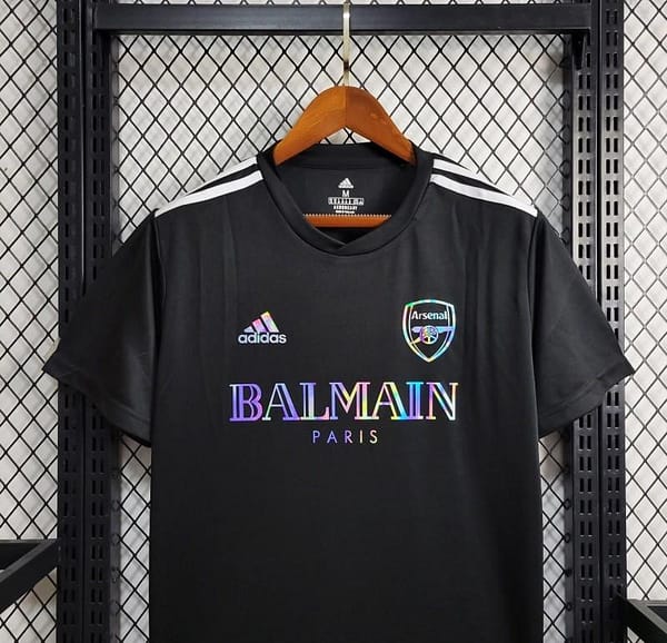 24/25 Arsenal x Balmain  Black Training Jersey