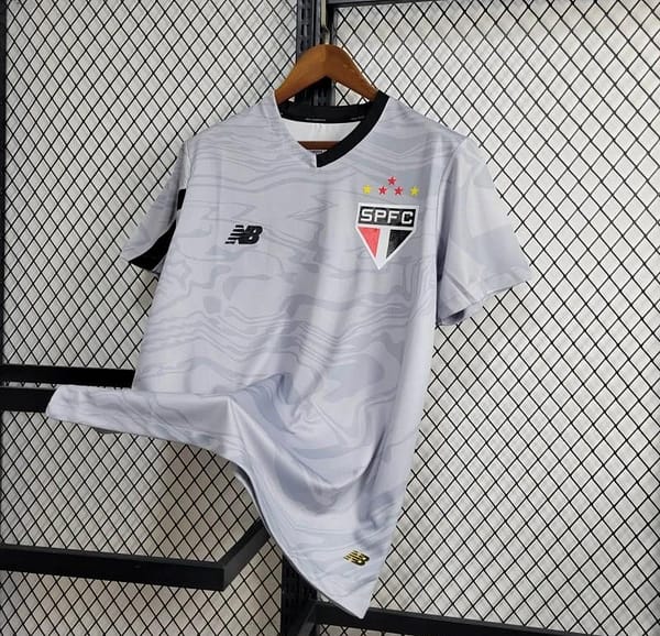 24/25 Sao Paulo Home Gray Goalkeeper Jersey - Image 3