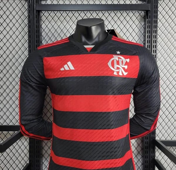 24/25 Player Flamengo Home Long Sleeve Jersey - Image 10