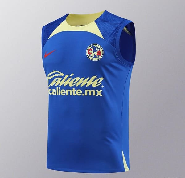 24/25 Club America Blue/Yellow Vest Jeresy+Shorts - Image 16