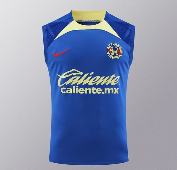 24/25 Club America Blue/Yellow Vest Jeresy+Shorts - Image 17