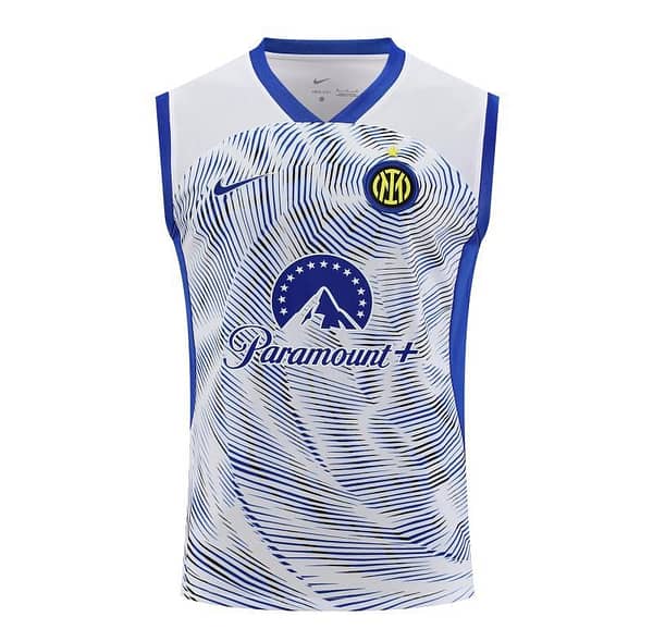 24/25 Inter Milan White Vest Jeresy+Shorts - Image 16