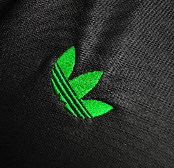 2024 Jamaica Adicolor Classics 3 Stripes Black T-Shirt - Image 4