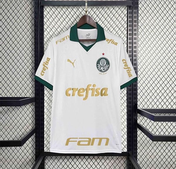 24/25 All Sponsor Palmeiras Away White Jersey With All Sponsor