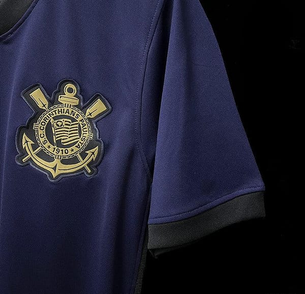 Retro 21/22 Corinthians Third Navy Jersey - Image 3