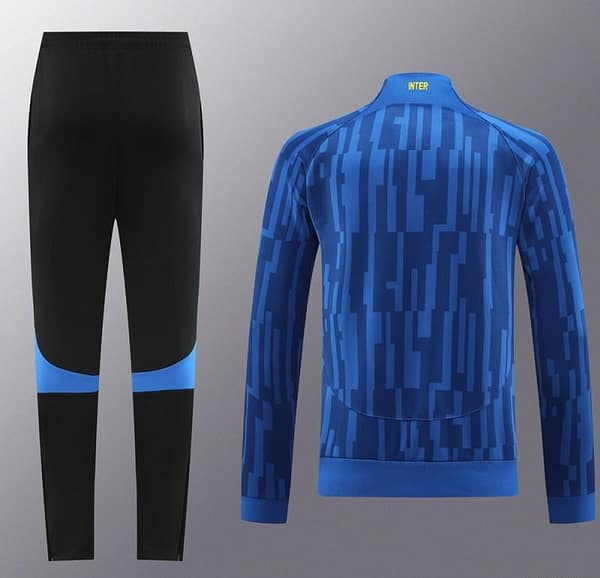 23/24 Inter Milan Blue Full Zipper Jacket+Pants - Image 3