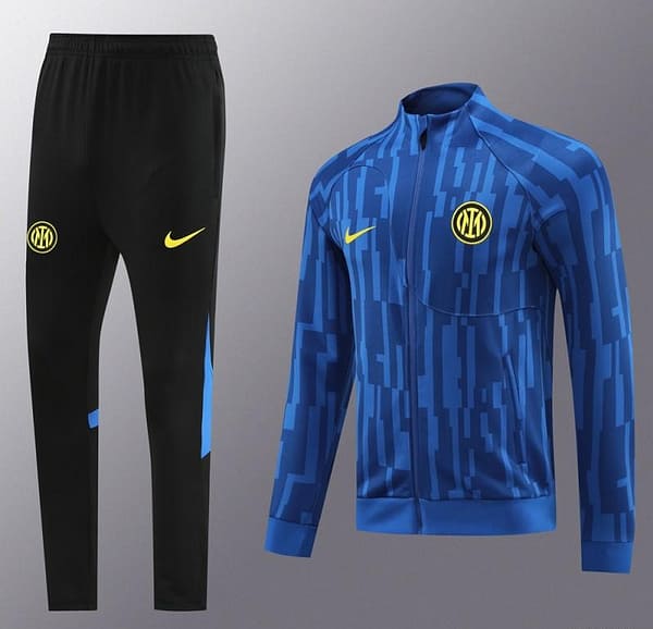23/24 Inter Milan Blue Full Zipper Jacket+Pants - Image 5