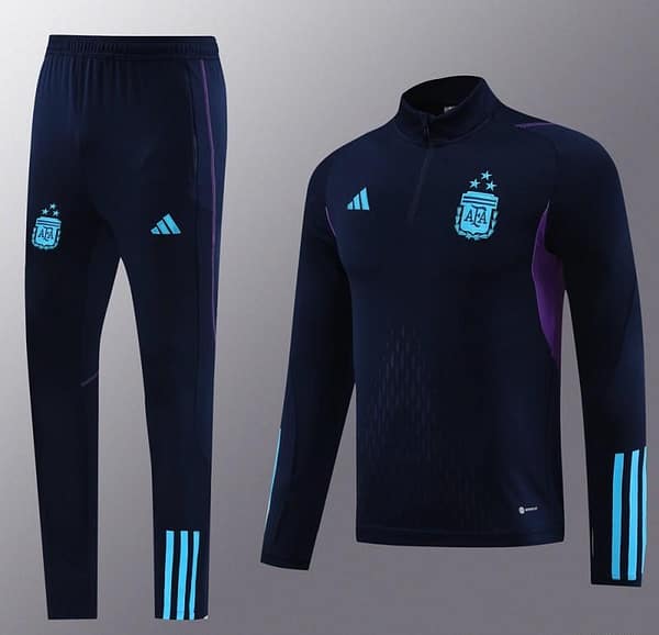 2023 Argentina Navy Half Zipper Jacket+Pants - Image 10