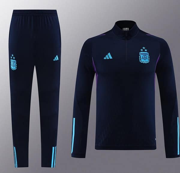 2023 Argentina Navy Half Zipper Jacket+Pants - Image 11