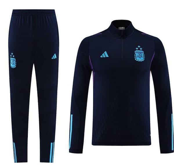 2023 Argentina Navy Half Zipper Jacket+Pants - Image 12