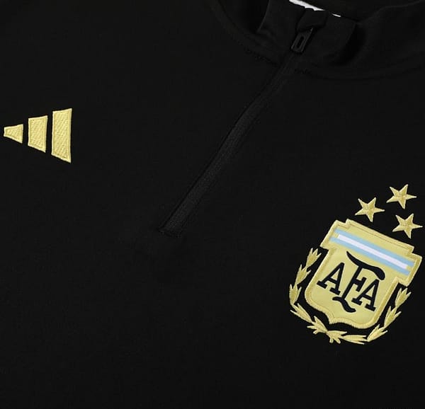2023 Argentina Black Full Zipper Jacket+Pants - Image 8