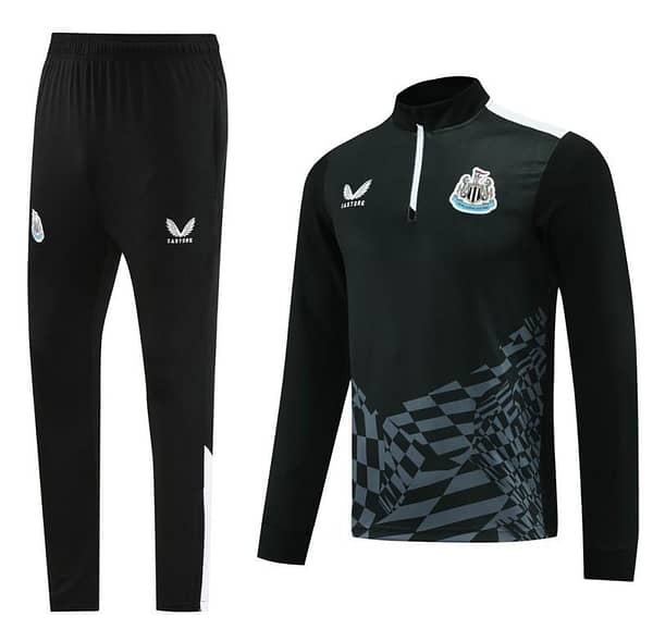 23/24 Newcastle United Black Half Zipper Jacket+Pants