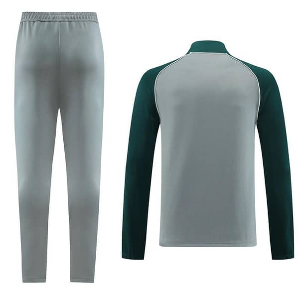 2023 NIKE Grey/Dark Green Hoodie Full Zipper Jacket +Pants - Image 18