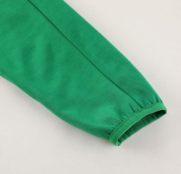 2023 Adidas Green Hoodie Full Zipper Jacket +Pants - Image 3