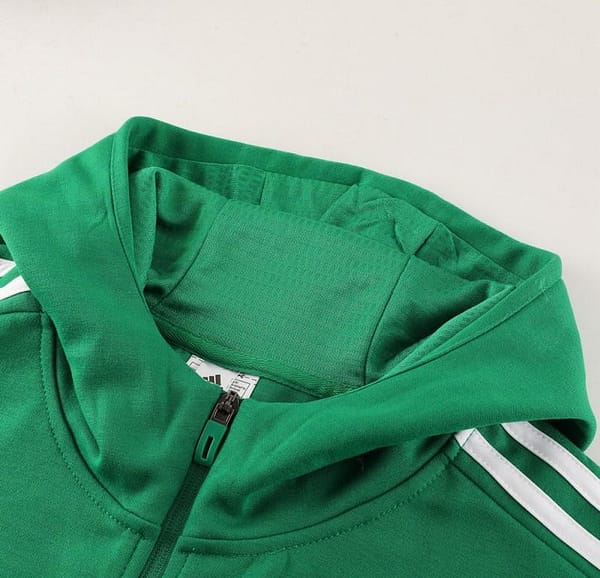2023 Adidas Green Hoodie Full Zipper Jacket +Pants - Image 6