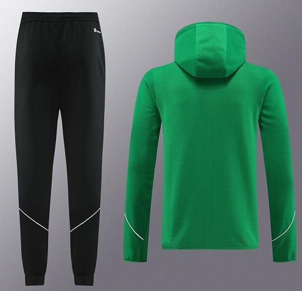 2023 Adidas Green Hoodie Full Zipper Jacket +Pants - Image 16