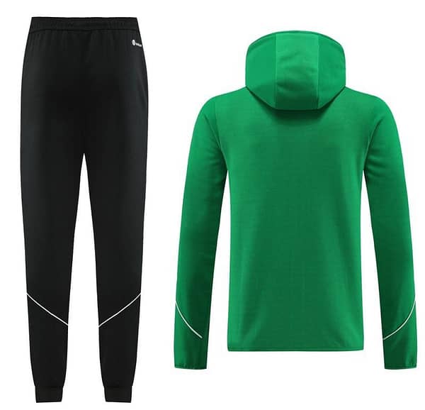 2023 Adidas Green Hoodie Full Zipper Jacket +Pants - Image 17