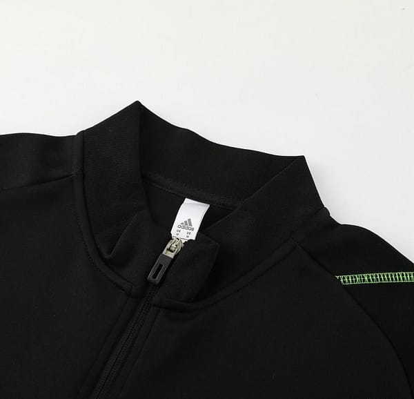 23/24 Arsenal Green/Black Full Zipper Jacket+Pants - Image 7