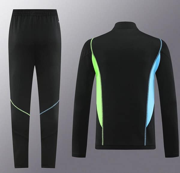 23/24 Arsenal Green/Black Full Zipper Jacket+Pants - Image 15