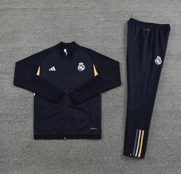 23/24 Real Madrid Navy Full Zipper Jacket+Pants - Image 15