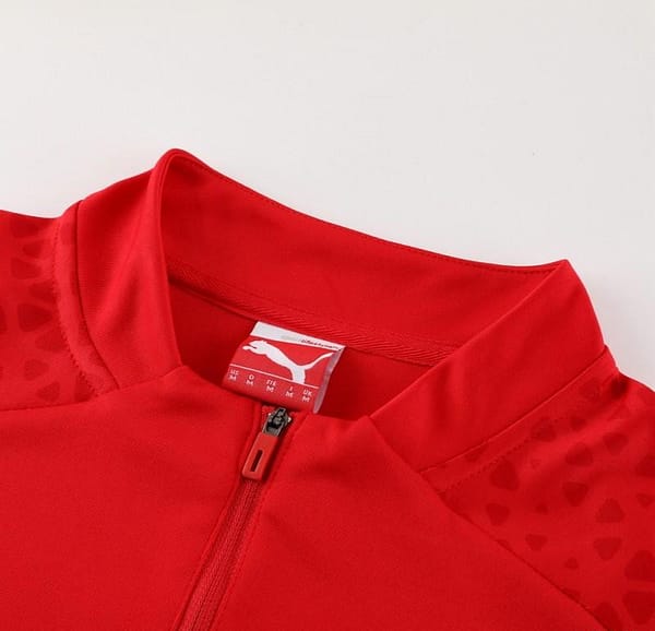 23/24 AC Milan Red Half Zipper Jacket+Pants - Image 10