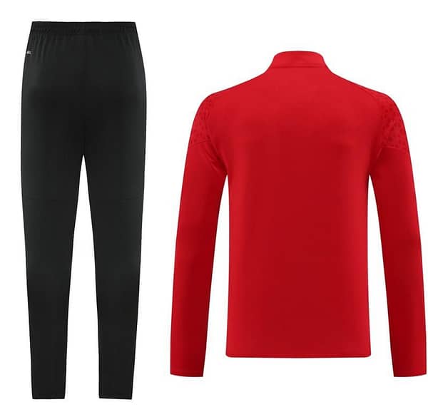 23/24 AC Milan Red Half Zipper Jacket+Pants - Image 19