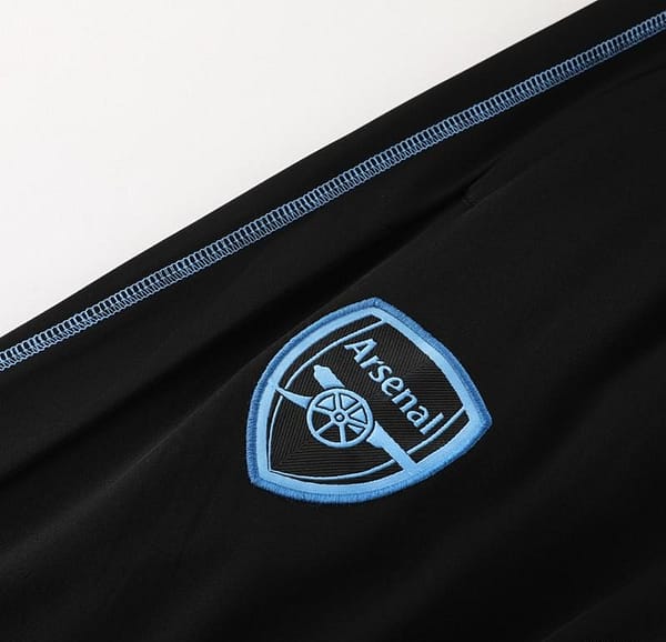 23/24 Arsenal Black Half Zipper Jacket+Pants - Image 12