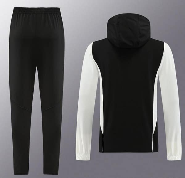 23/24 Adidas Black/White Full Zipper Jacket+Pants - Image 18
