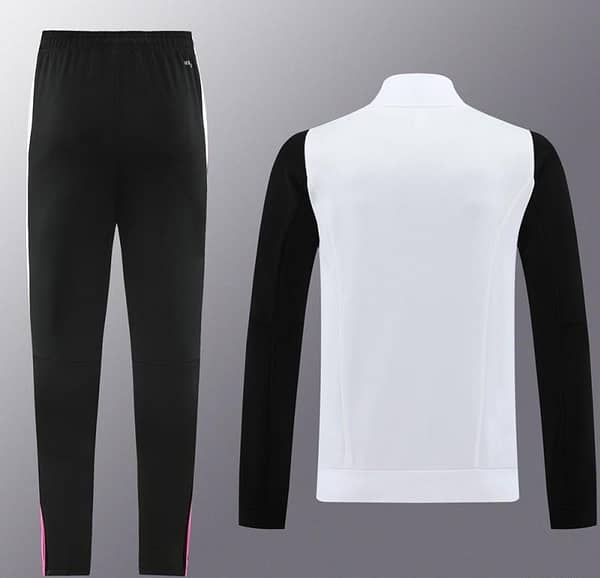 23/24 Juventus White Full Zipper Jacket+Pants - Image 18
