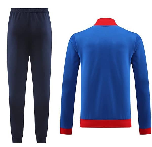 23/24 Olympique Lyonnais Blue Lyon Blue Full Zipper Jacket+Pants - Image 9