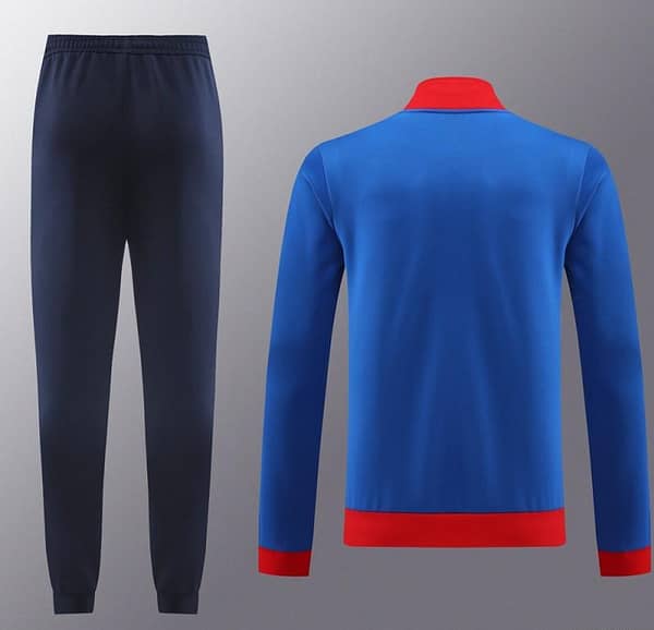 23/24 Olympique Lyonnais Blue Lyon Blue Full Zipper Jacket+Pants - Image 10