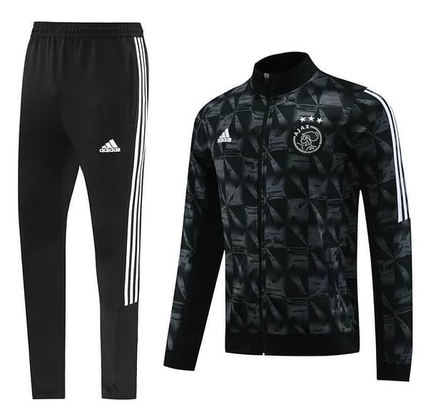 23/24 Ajax Black Full Zipper Jacket+Pants