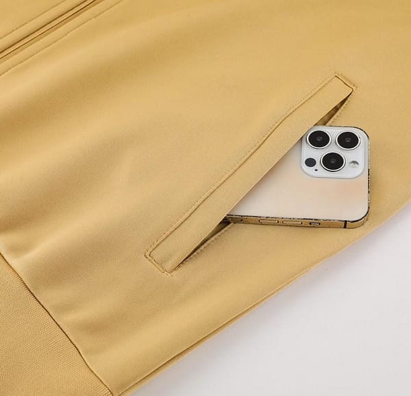 23/24 Barcelona khaki Full Zipper Jacket+Pants - Image 5