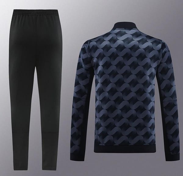 23/24 Real Madrid Black Full Zipper Jacket+Pants - Image 11