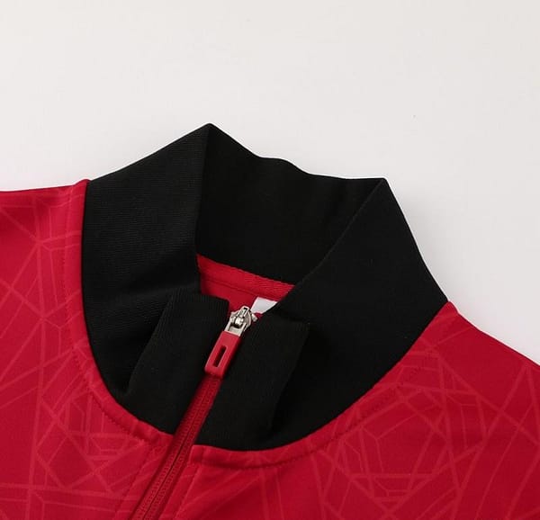 23/24 Manchester United Red Full Zipper Jacket+Pants - Image 3