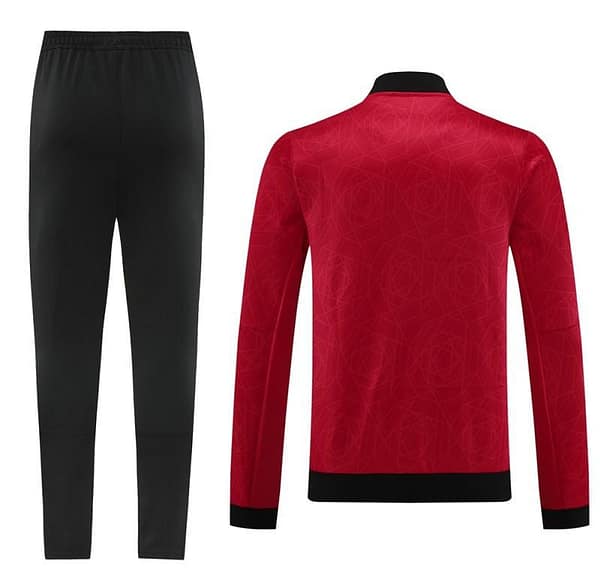23/24 Manchester United Red Full Zipper Jacket+Pants - Image 12