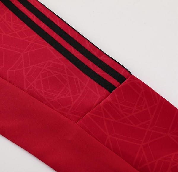 23/24 Manchester United Red Full Zipper Jacket+Pants - Image 23