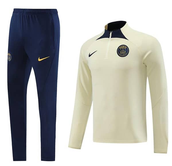 23/24 PSG Yellow Half Zipper Jacket+Pants