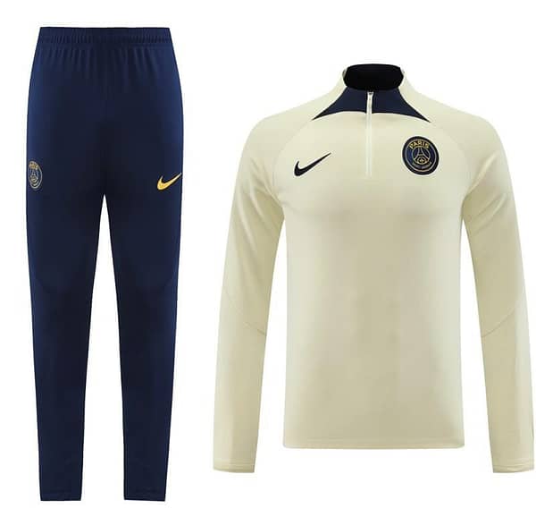 23/24 PSG Yellow Half Zipper Jacket+Pants - Image 16