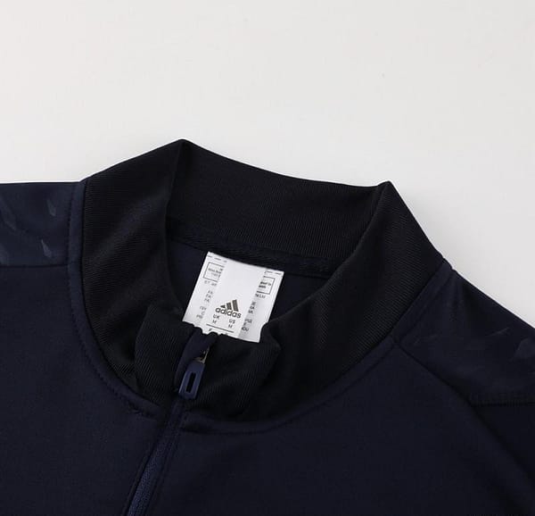 23/24 Real Madrid Navy Half Zipper Jacket+Pants - Image 4