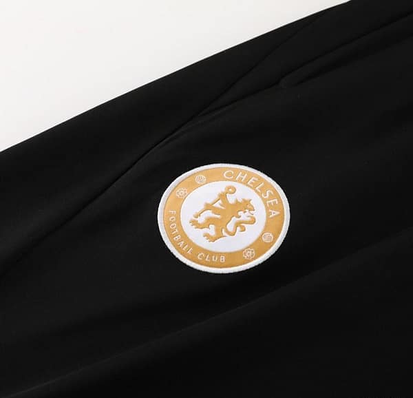 23/24 Chelsea Black Half Zipper Jacket+Pants - Image 7