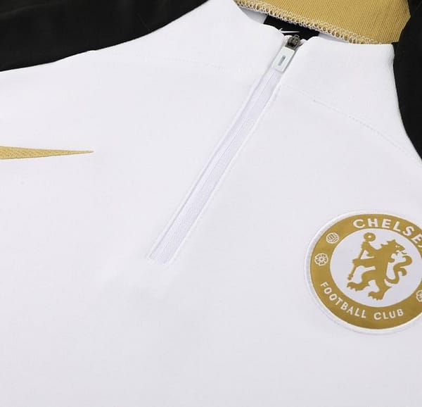 23/24 Chelsea White  Half Zipper Jacket+Pants - Image 16