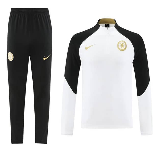 23/24 Chelsea White  Half Zipper Jacket+Pants - Image 19
