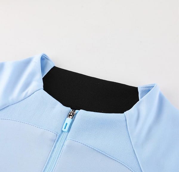 23/24 Inter Milan Light Blue Half Zipper Jacket+Pants - Image 4