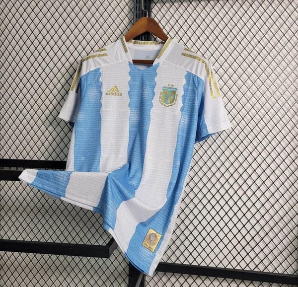 Retro 2021 Argentina x Maradona Tribute Home Jersey - Image 8