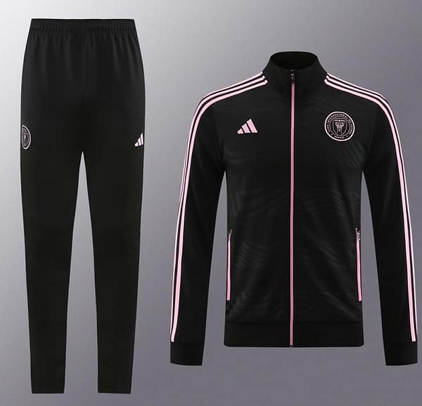 23/24 Inter Miami Black Full Zipper Jacket+Pants - Image 21