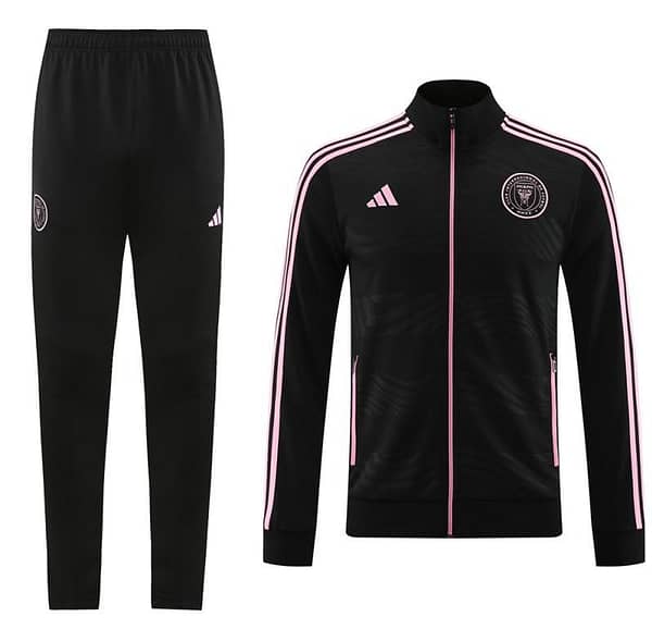 23/24 Inter Miami Black Full Zipper Jacket+Pants - Image 22