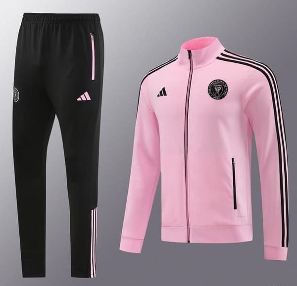 23/24 Inter Miami Pink Full Zipper Jacket+Pants - Image 4